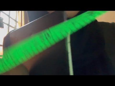 ASMR | Non sensical Measuring you personal attention (face roll, writing sound, light trigger)