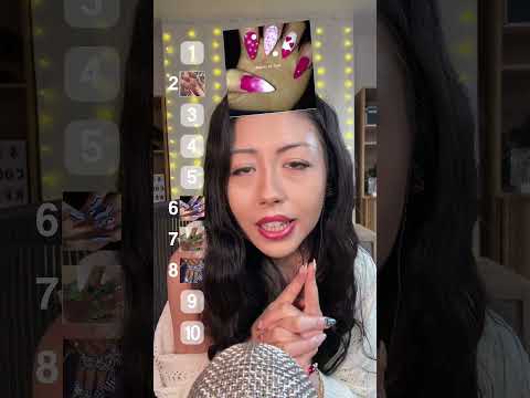 ASMR ranking nails  #asmr ￼