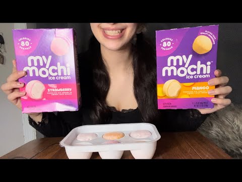 MOCHI ICE CREAM ASMR *SOFT, STICKY EATING SOUNDS*