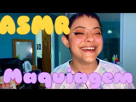 🩷 ASMR DE MAQUIAGEM RELAXANTE PARA SEU DIA! Durma aqui! 😴💭✨