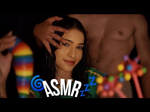 ASMR APLICADO COM MEU NAMORADO 💤 *caótico*