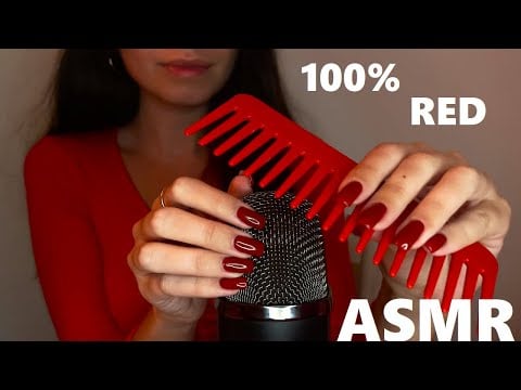 100% Rouge ASMR ❤️(un Mois, une Couleur)