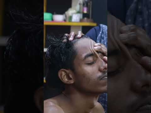 Neck Pain Relief Neck And Shoulder Massage With Head Massage ASMR #shorts