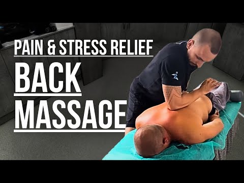 Deep Relaxing Back Massage ASMR — Pain & Stress Relief
