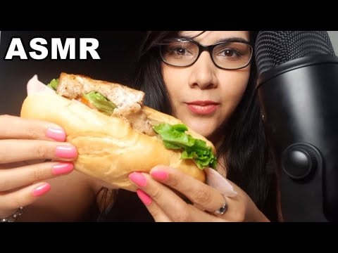 ASMR COMIENDO SANDWICH DE BONDIOLA🐷 | ASMR EN ESPAÑOL