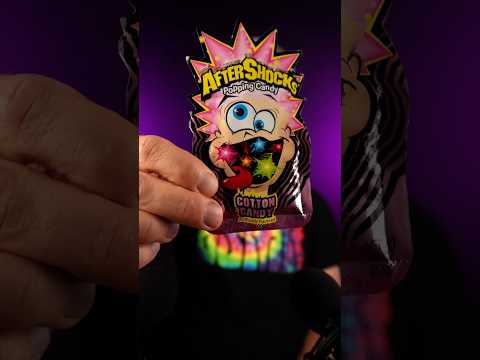 Trying weird popping candy: AfterShocks and Boulder Blasts #asmrcandy #candyasmr
