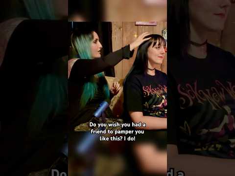 I wish someone did this for me Pt5 #asmr #asmrvideos #asmrhairplay #asmrrealperson #asmrhairbrushing