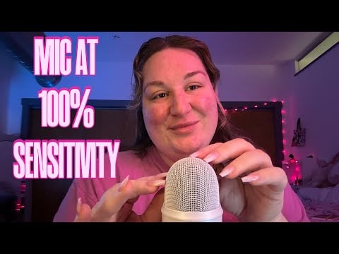 ASMR | Delicate Mic Scratching with Barely There Inaudible Whispers ✨