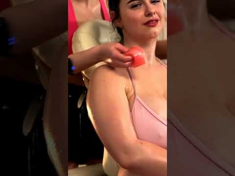 Kate's hands focus on neck massage techniques, tracing gentle circles and easing tension with practi