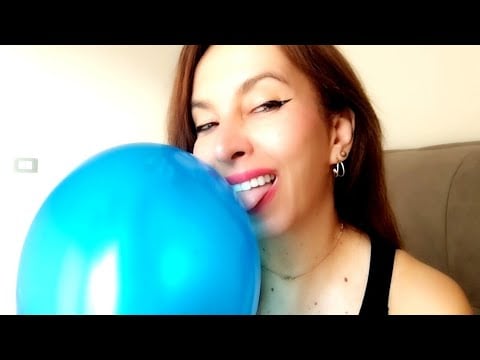 ASMR BALLOONS - BLOWING - LICKING - TAPPING - RUBBING 