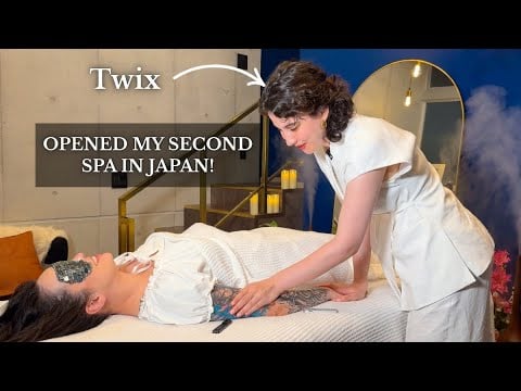 ASMR I OPENED MY SECOND SPA IN TOKYO, JAPAN!!!! BUCKET LIST EXPERIENCE ONLY IN TOKYO!