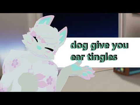 [FURRY ASMR] dog give you comfy Tingles || brushing, finger fluttering, head patting and more.. ||