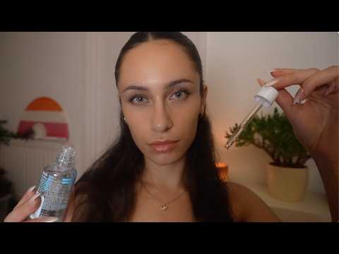 ASMR wlw mean girl does ur skincare at her sleepover 💋