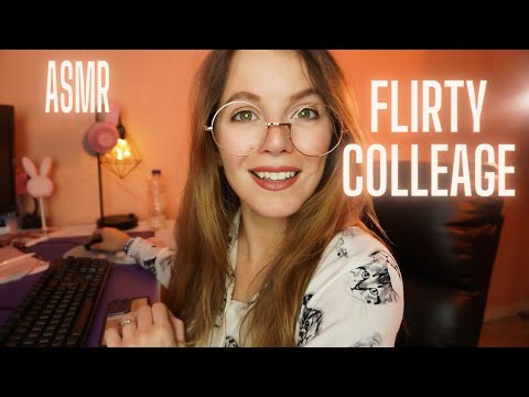 ASMR FLIRTY COLLEAGUE AT THE OFFICE asmr roleplay