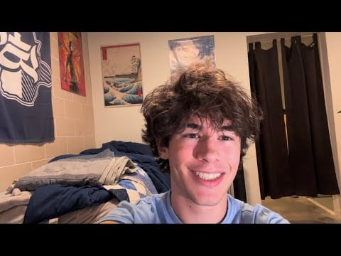 asmr dorm tour