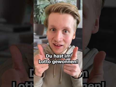 Du hast im Lotto gewonnen! #asmr #relax #asmrsounds