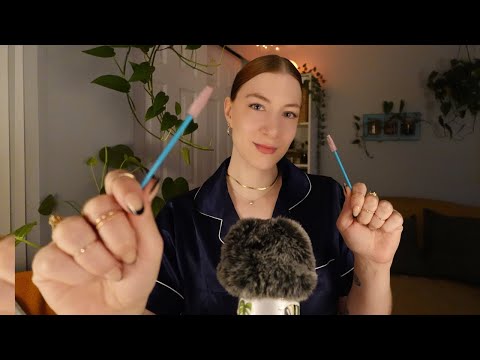 ASMR Heavenly Sleep Care 💆🏻‍♀️ Face & Hair Treatment | Clipping hair back, spoolies