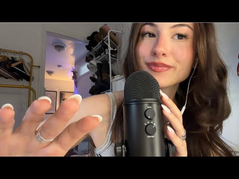 ASMR I MOVED TO NYC! up close ramble & unpredictable mic scratching