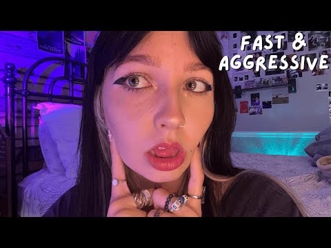FAST AND AGGRESSIVE LOFI ASMR (Mouth Sounds, Ring Sounds, More)