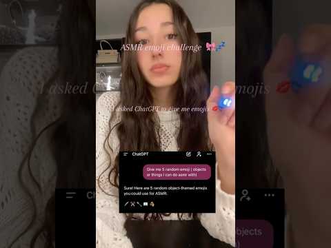 asmr Emoji challenge for sleep #asmr #emojichallenge #relax #sleep #tingles #tapping #tingles