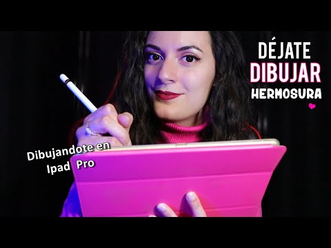 ASMR Español♥ DÉJATE DIBUJAR, HERMOSURA! ♥ [Dibujo digital] *Roleplay Dibujante*