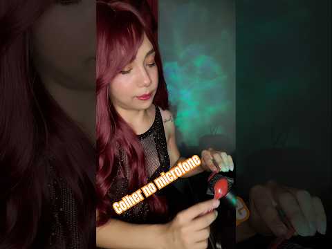 ASMR COLHERZINHA NO MIC #asmr #relax #tingles #relaxing #acmp #Colhernomicrofone #colher