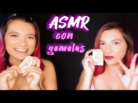 ASMR Gemelas |mouth sounds and whispers | Español