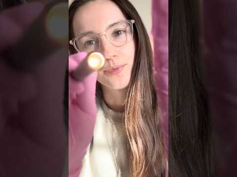 ASMR Examining Your Eyes 👀 🔦 #asmreyeexam #waitforit