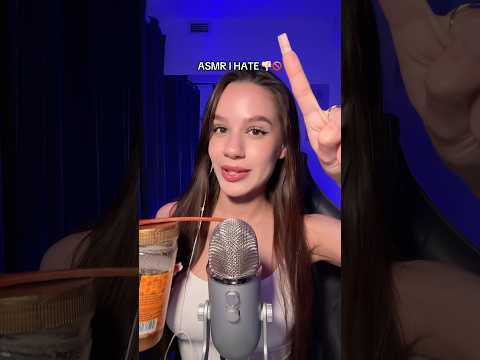 ASMR TRIGGERS THAT I HATE!! 😬😐 #asmr #tingles #asmrvideo #asmrsounds #sleep #relax