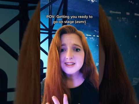 you’re going on stage pov #asmr #asmrroleplay #celebrity