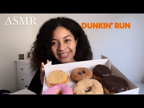 ASMR Español - COMIENDO DONUTS 🍩(#dunkindonuts)