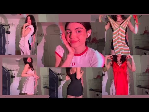ASMR| Enseñándote mis vestidos| 2 do video🍓👗👑💅🏻