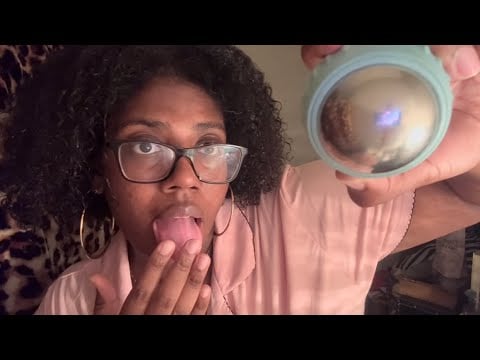 Asmr | Fast and aggressive Spit Painting Massage 