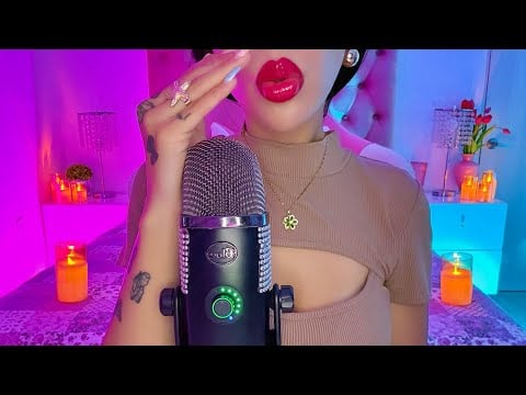 ASMR👂🏻TE SUSURRO MUY CERQUITA Y BAJITO AL OIDO🌙✨