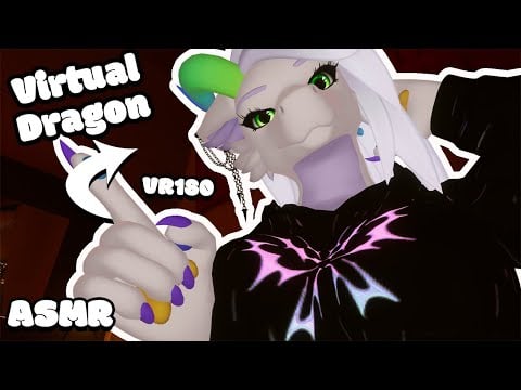 [Furry ASMR] Dragon Girl Puts You to Sleep in VR (VR180)