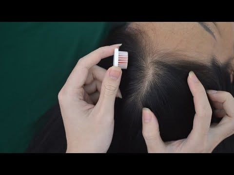 ASMR Scalp Scratching With Toothbrush, Relaxing Hair Parting, Hair Play For Stress Relief
