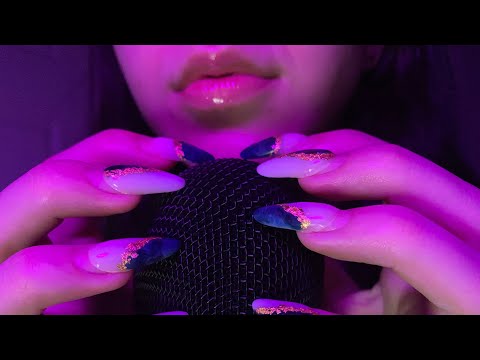 [ASMR - No Talking] 👄Mouth sounds + mic scratching + cork tapping👄