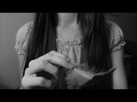 ASMR | Face Brushing with Brown Noise, Rain & Fireplace Ambience for Deep Sleep (No Talking)