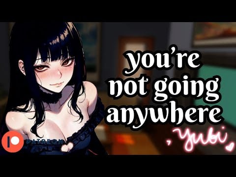 Yandere Girlfriend Gets Possessive and Stops You From Leaving[jealous][assurance][comfort]F4A ASMR