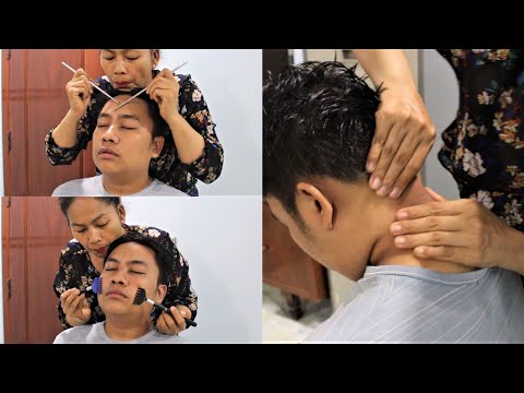 ASMR Mommy Head Massage with Mixed Tools