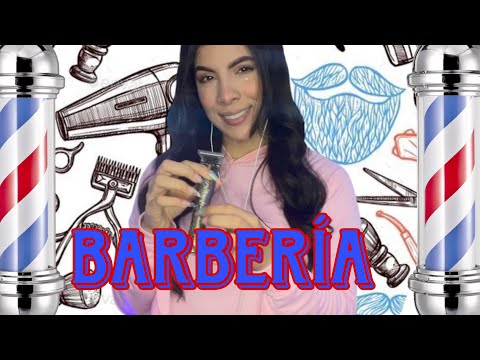 Roleplay Barberia💈💇🏻‍♂️✨ASMR✨#asmr #relax #chica #barber #barbería #cabello #duerme #roleplay