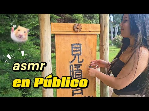 ASMR EN PÚBLICO (salí de mi casa finalmente)