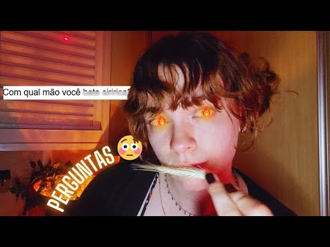 ASMR TE FAZENDO PERGUNTAS ÍNTIMAS E CONSTRANGEDORAS (de verdade 😈)