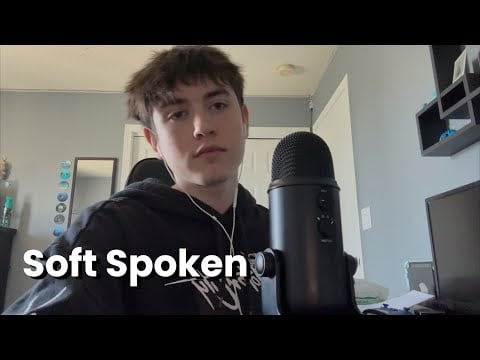 ASMR soft spoken ramble :)