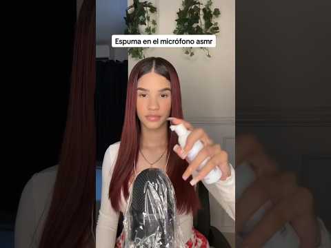 Espuma en el micrófono asmr