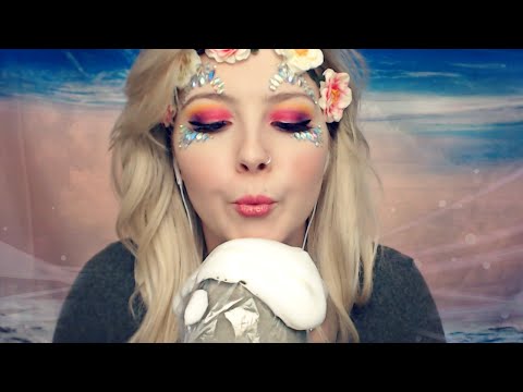 ASMR Foam Mic Play (Hair Mousse, Squish, Fizzing, Crinkles)