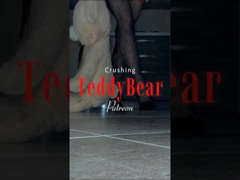 Cat Pumps vs. Teddybear! Oddly Satisfying Heels Crushing Toys! ASMR