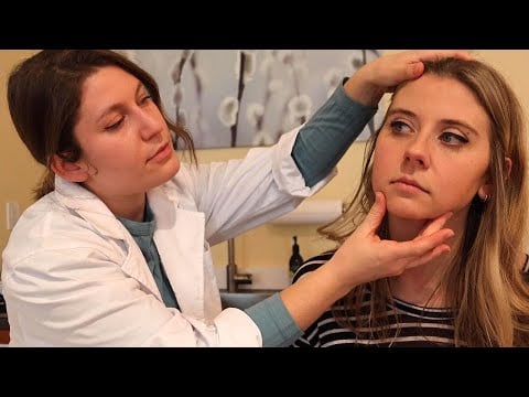 [ASMR ] Cranial Nerve Medical Exam on a Subscriber | "Unintentional Vibezz" White Noise Series