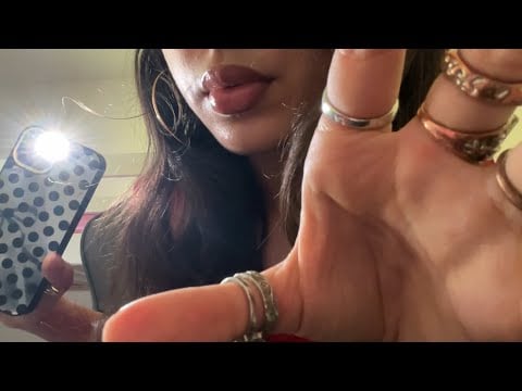 ASMR Inspecting You (you’re suspicious)