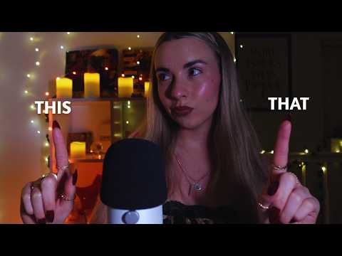 ASMR THIS or THAT trigger assortment 🌸💗
